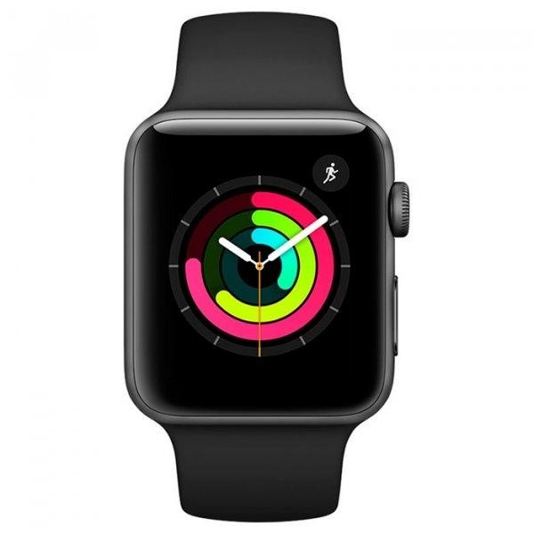 Apple Watch Series 3 38mm GPS Space gray Aluminum Gray Sport Band (MTF02) б/у